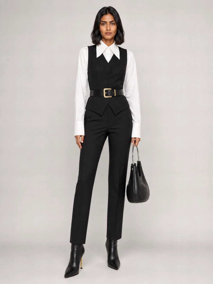 Alexander Mcqueen Wool Pleated Tailored Trousers