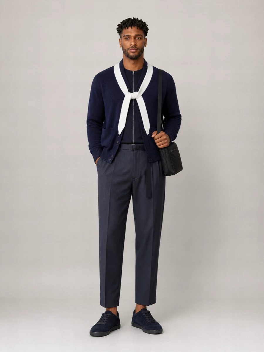 Sacai Wool Knit Cardigan