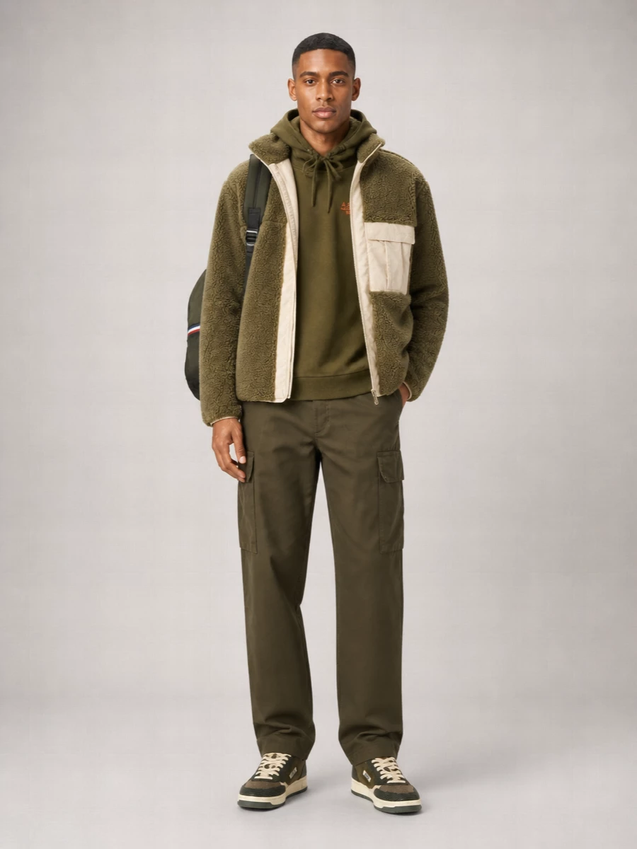 Autry Velvet And Felt Low-Top Sneakers