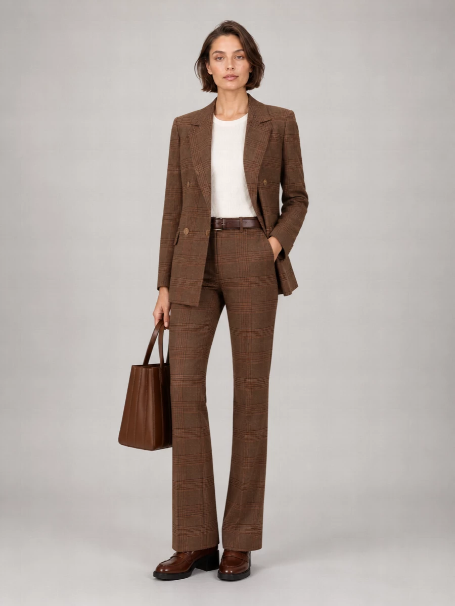Max Mara embroidered wool flared trousers