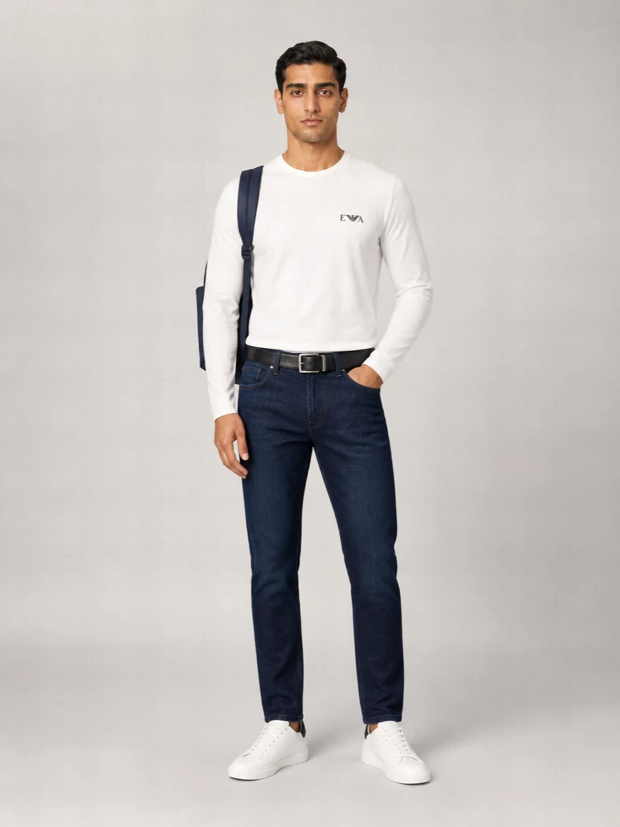 Emporio Armani Stretch Cotton T-Shirt