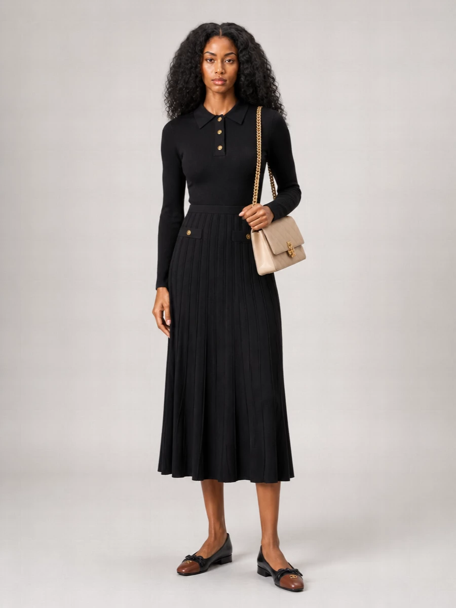 Valentino Garavani Leather Ballerina Flats