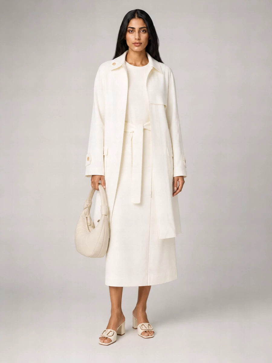 Max Mara Cotton Trench Coat