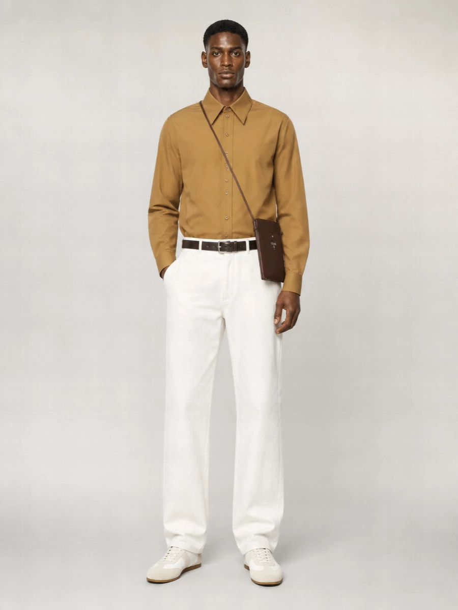 Lemaire Silk Cotton Poplin Shirt