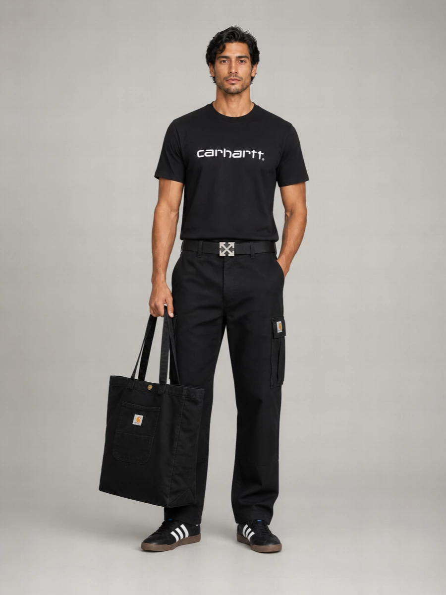 Carhartt Wip Cotton Logo-Print Short-Sleeve T-Shirt