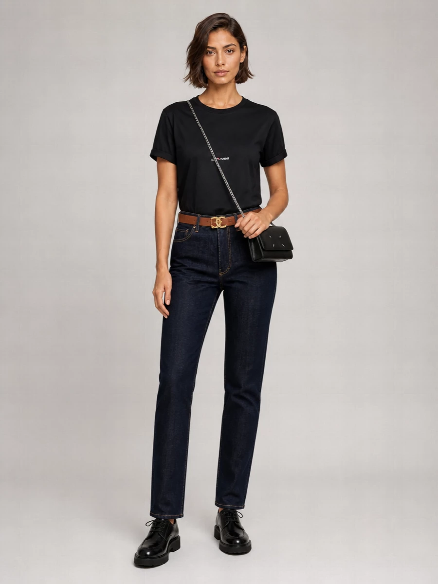Dsquared2 Denim Mid-Rise Straight-Leg Cropped Jeans
