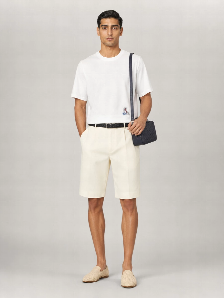 Bottega Veneta Leather Intrecciato Belt