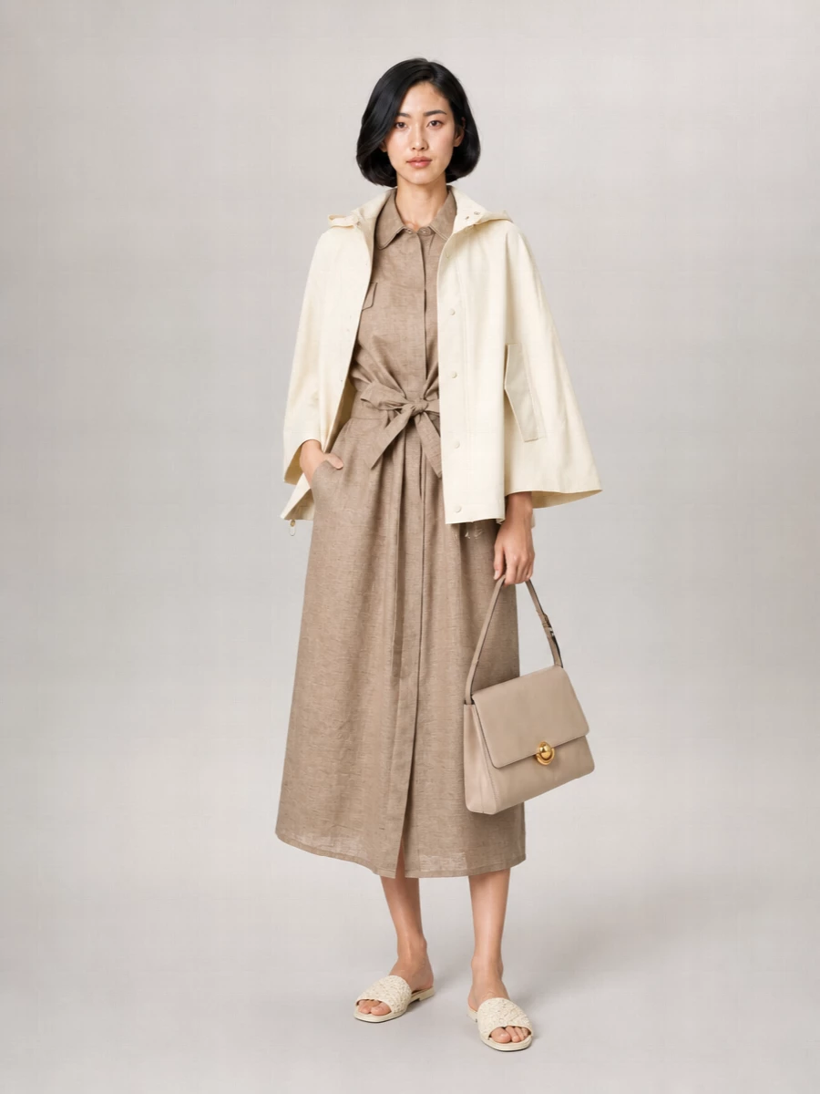 Fabiana Filippi Waterproof Hooded Jacket