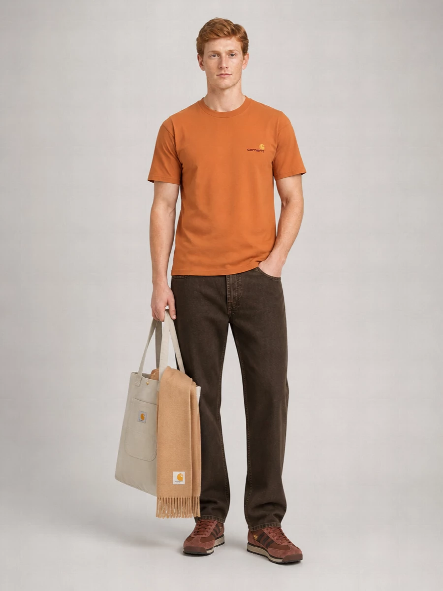 Carhartt Wip 'Short Sleeves Crew Neck American Script' T-Shirt