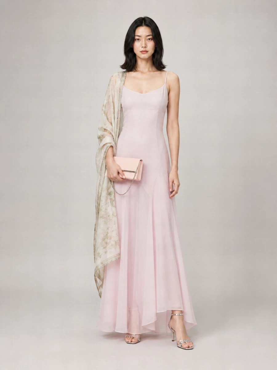 Alexander Mcqueen Satin Maxi Dress