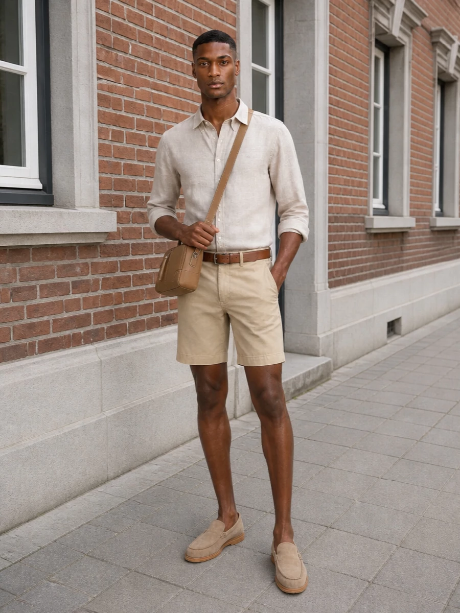 Michael kors shirt polo ralph lauren chino shorts