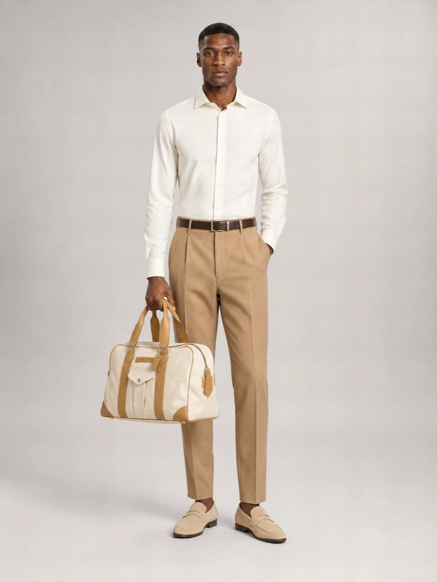 Brunello Cucinelli Pleated Tailored Chinos