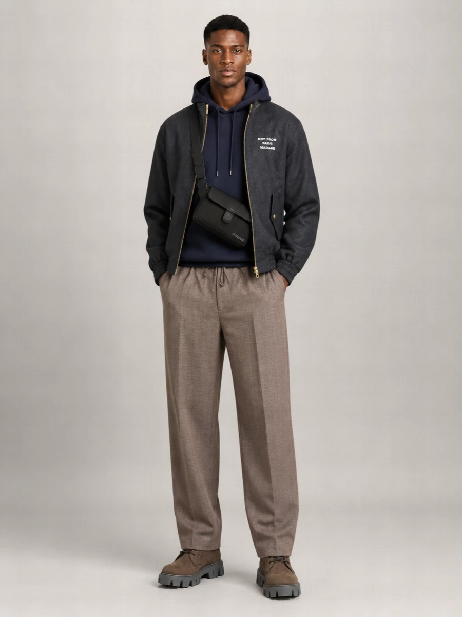 Drôle De Monsieur Wool Lightweight Jacket