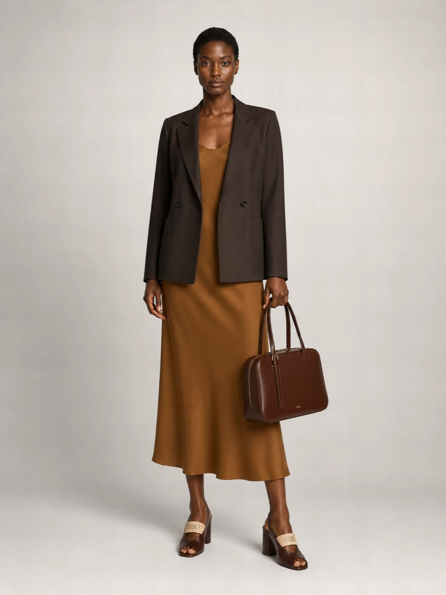 Harris Wharf London Double-Breasted Blazer