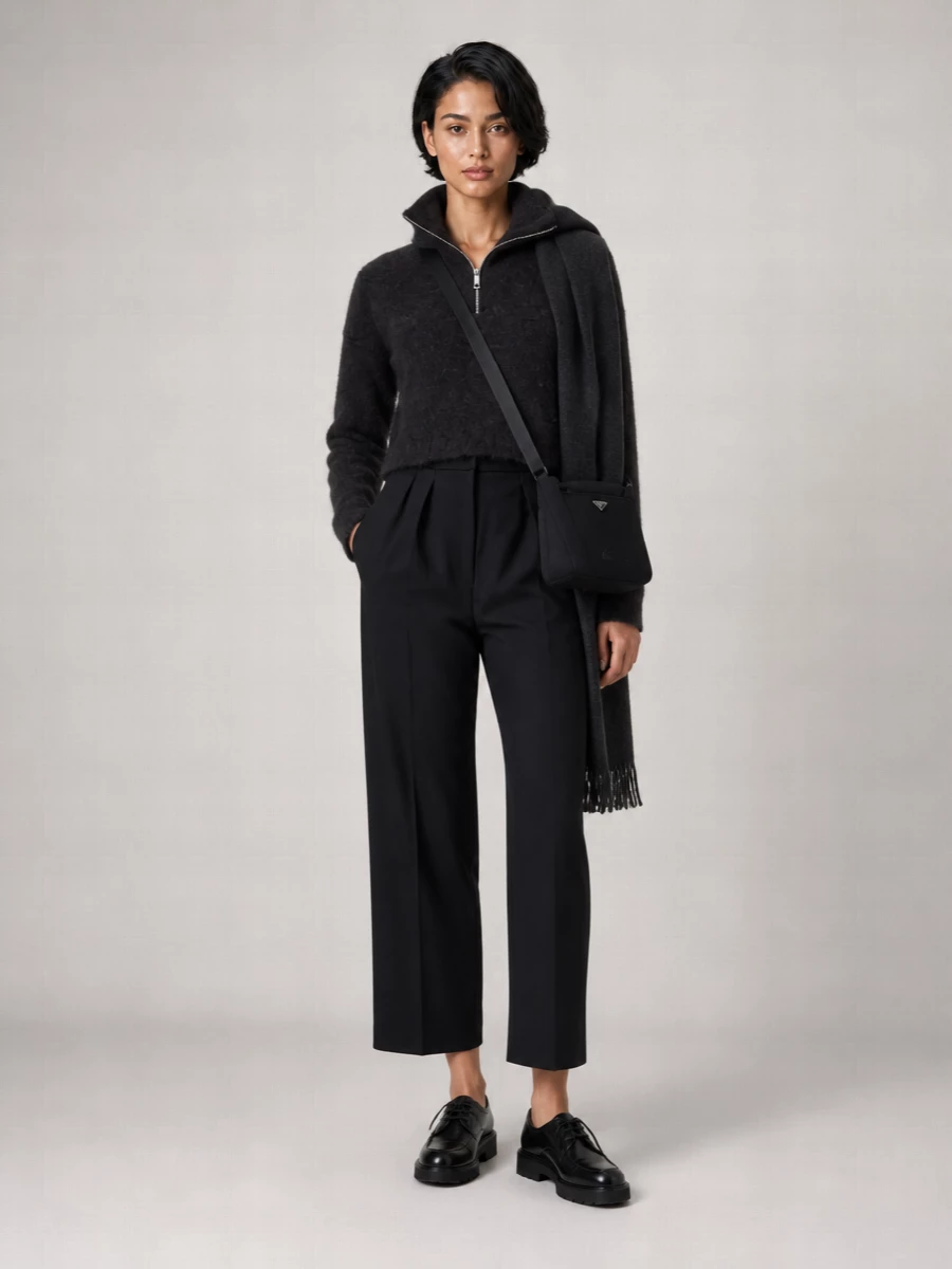 Max Mara Leather Derby Lace-Up Shoes