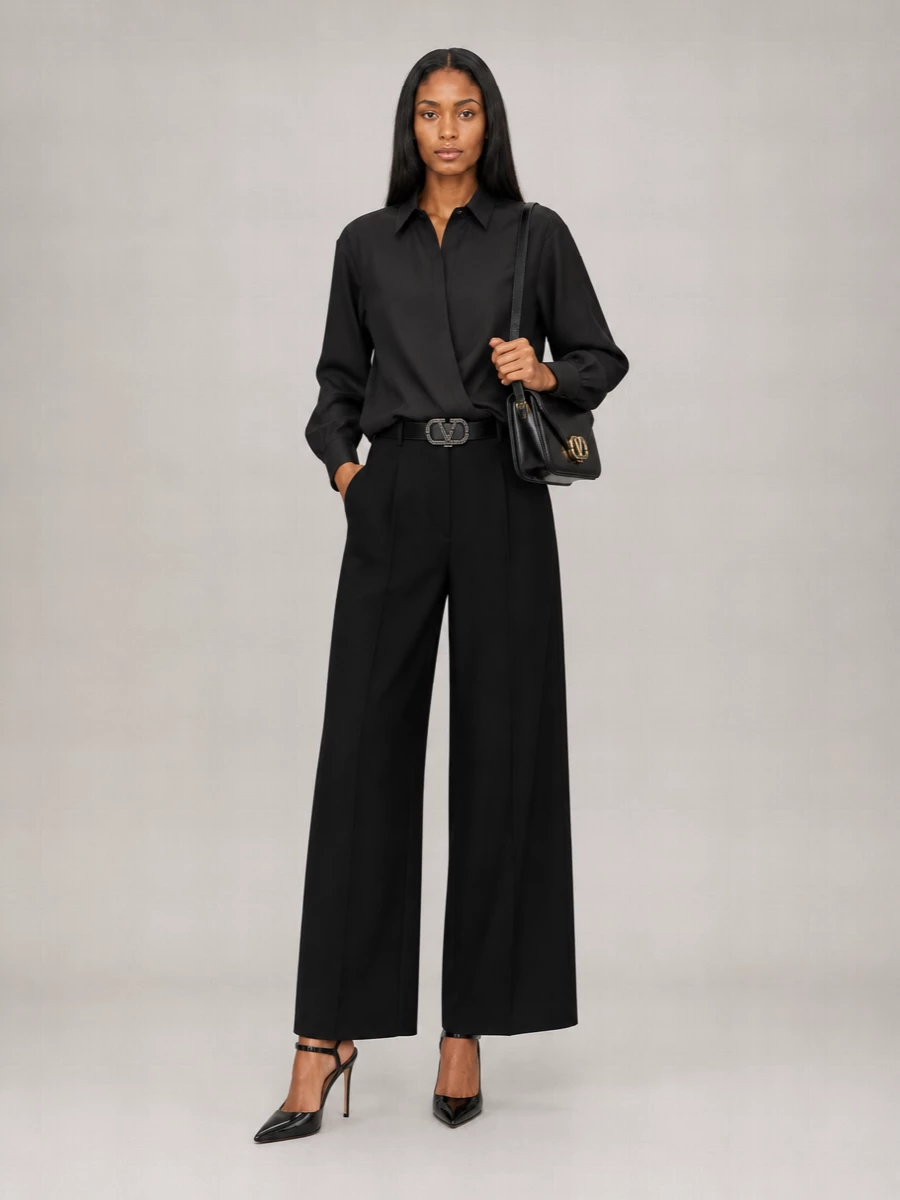 Valentino Wide-Leg Trousers