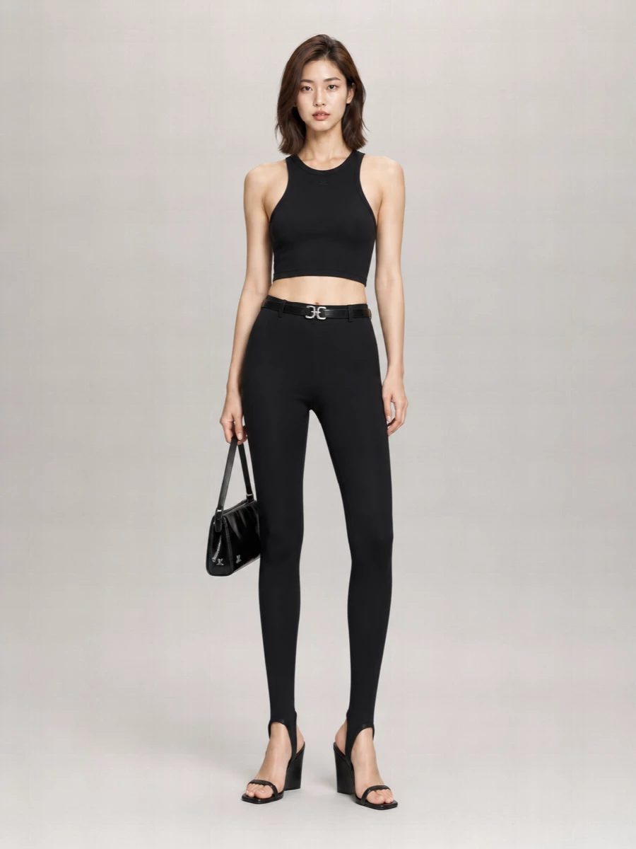 Courrèges Low-Rise Capri Leggings