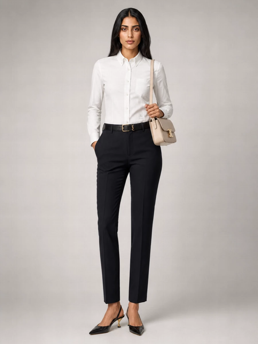Thom Browne Cotton Long-Sleeve Button-Down Shirt