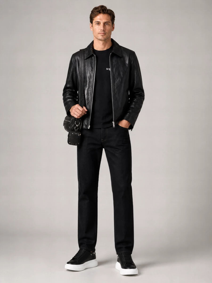 Alexander Mcqueen Leather Low-Top Sneakers