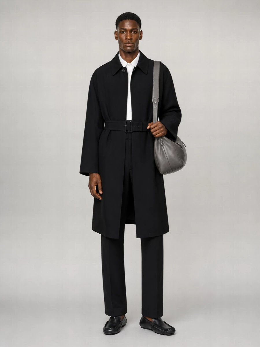 Balenciaga Belted Trench Coat