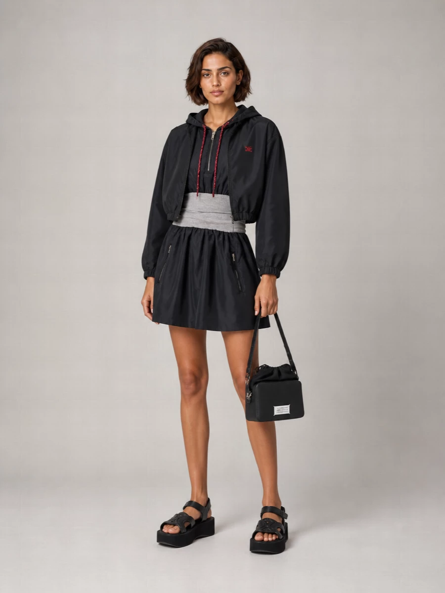 Celine Hooded Windbreaker Jacket