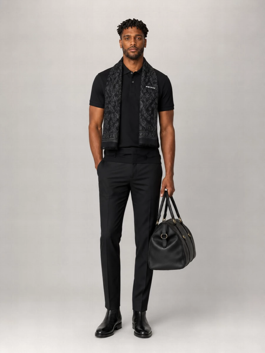 Mc Queen Cotton Piqué Polo Shirt