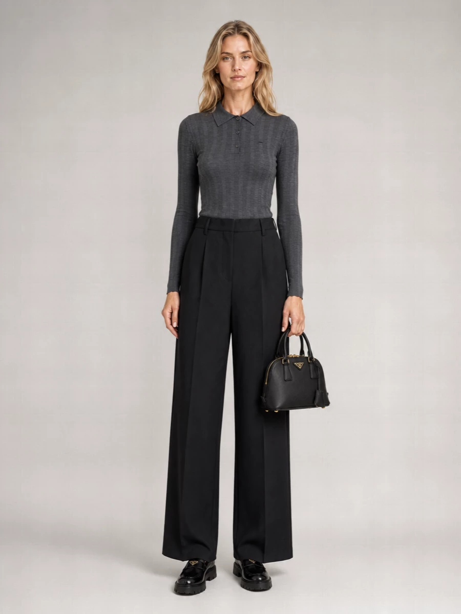 Prada Galleria Calf Leather Shoulder Bag