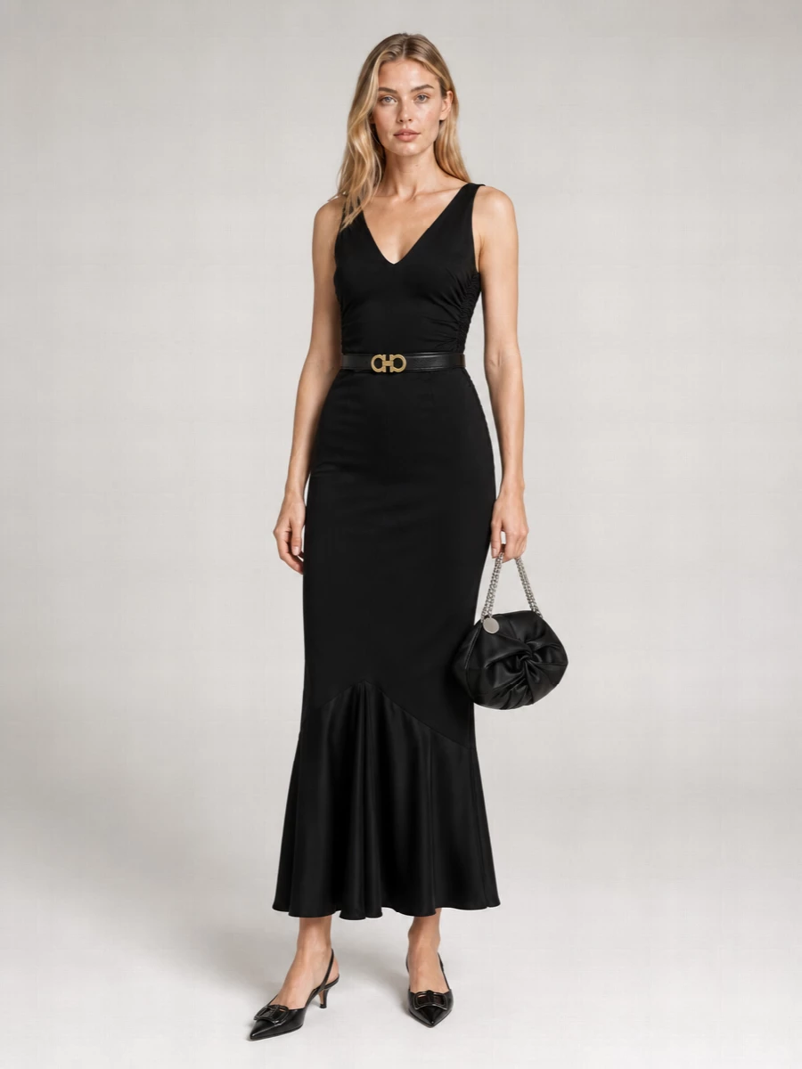 Sportmax Polyester Maxi Dress