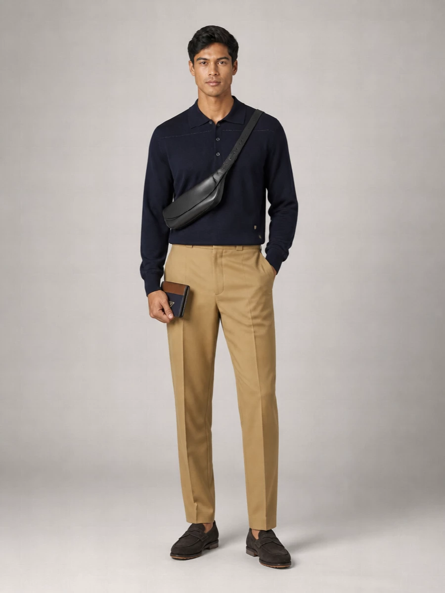 Santoni Leather Loafers