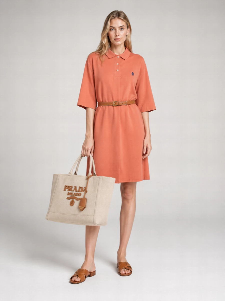 Prada Cotton Knee-Length Dress