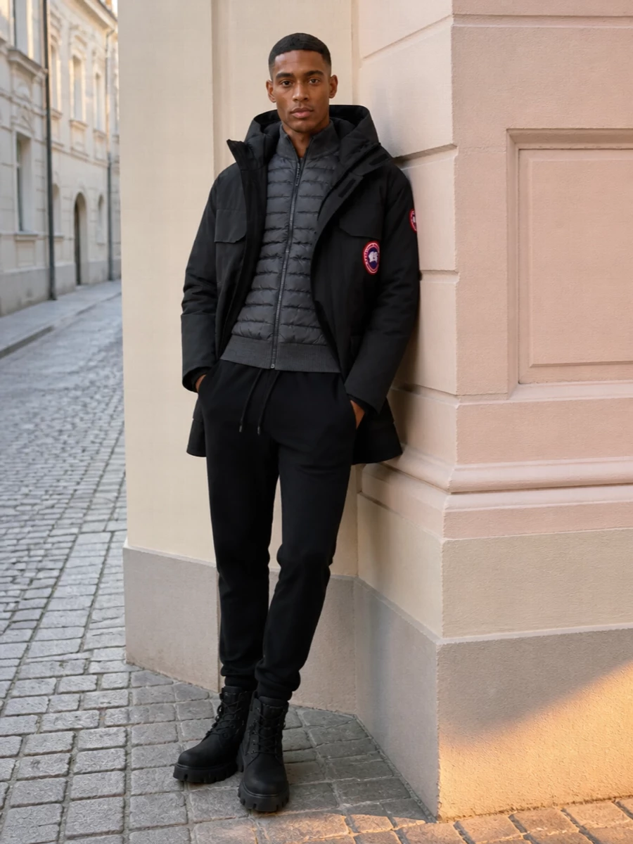 Canada goose parka moncler joggers boots winter