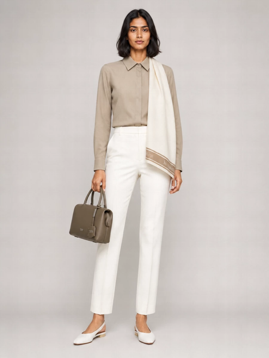 Max Mara Linen Logo Shirt