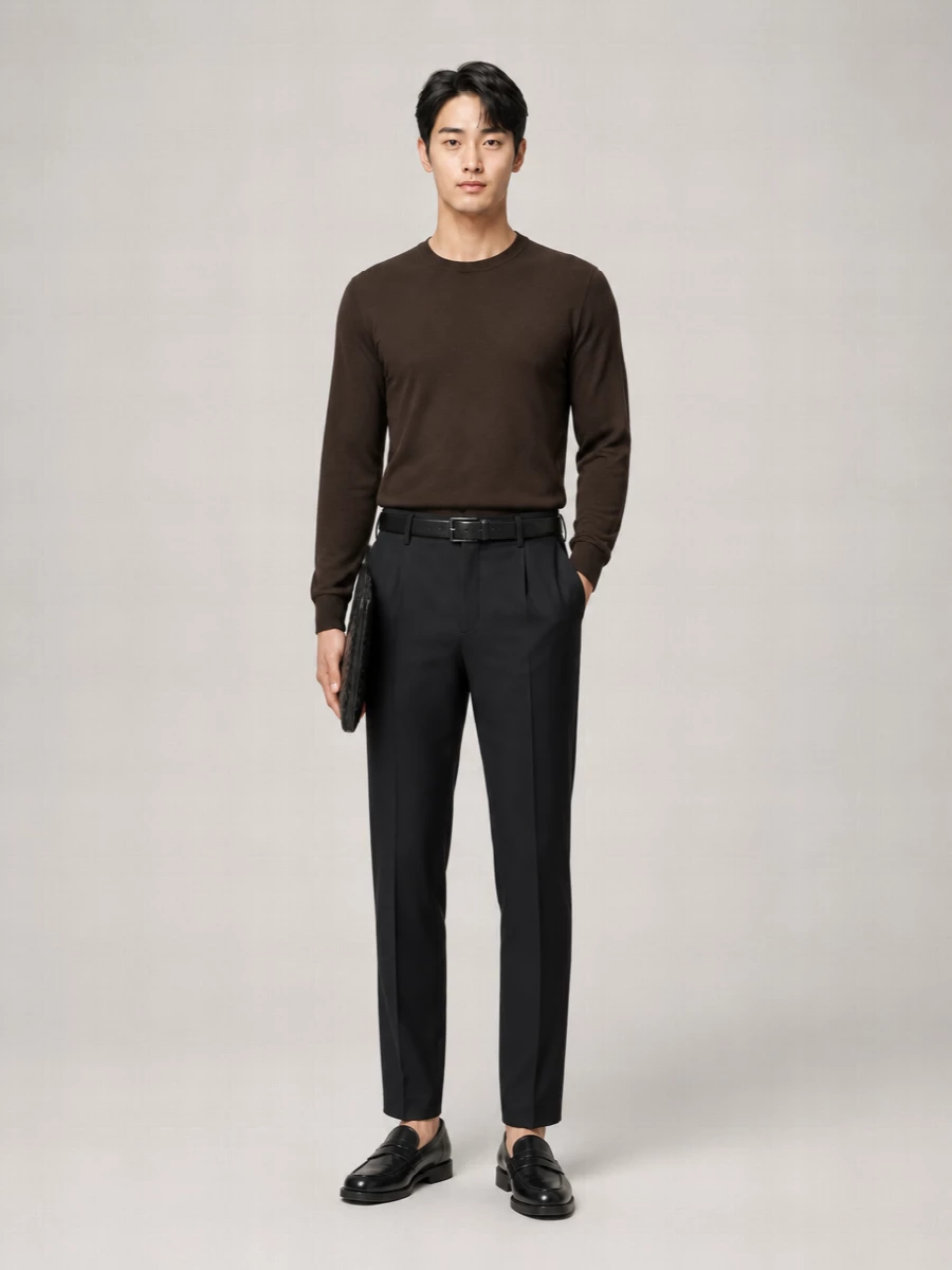 Pt Torino Virgin Wool Tailored Trousers