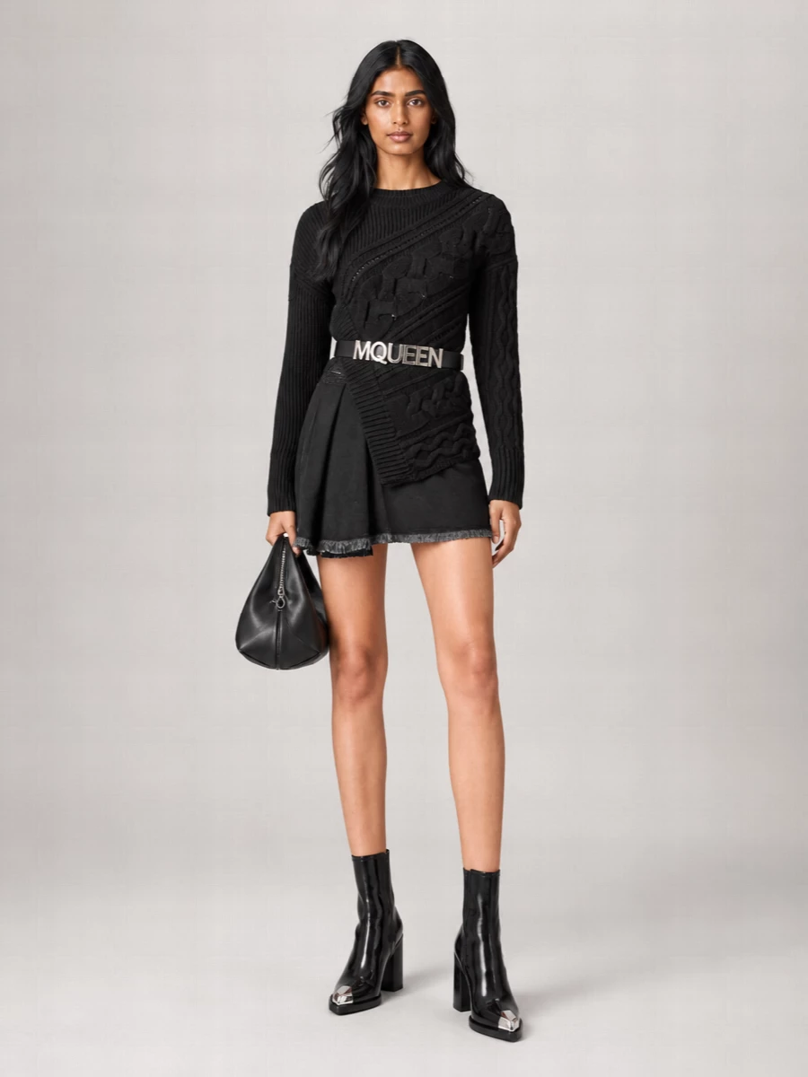 Alexander Mcqueen Leather Ankle Boots