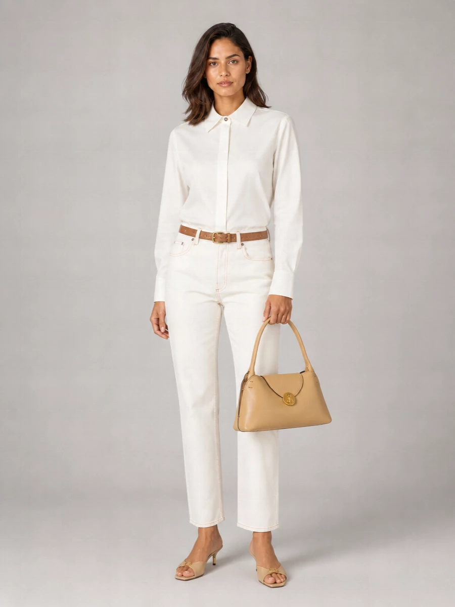 Versace high-rise straight-leg jeans