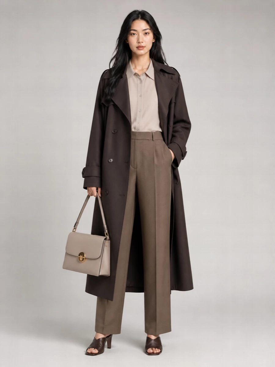 The Frankie Shop Tailored Trench Coat