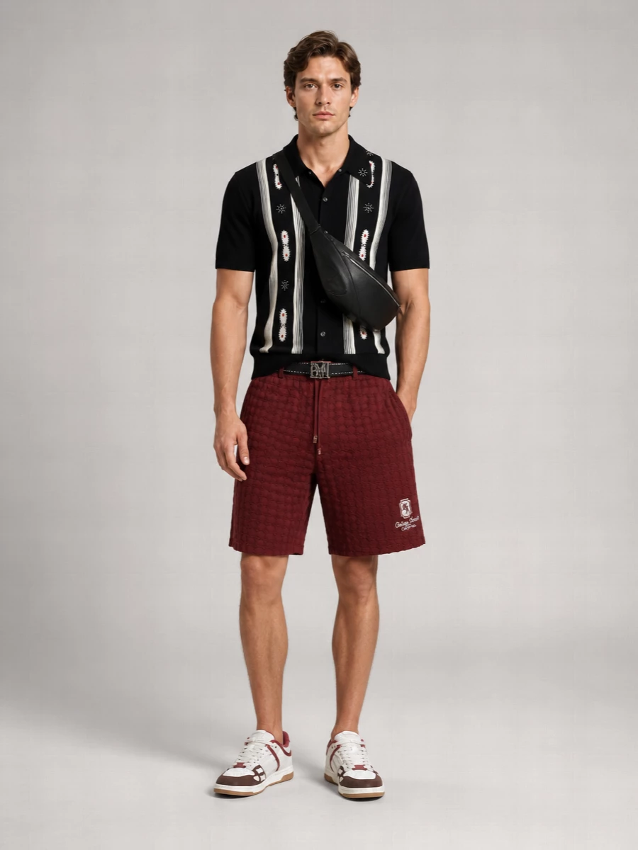Amiri Cotton Logo-Embroidered Bermuda Shorts