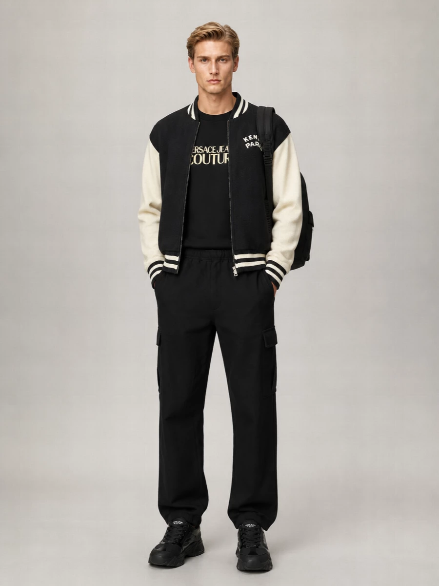 Versace Jeans Couture Leather Low-Top Sneakers