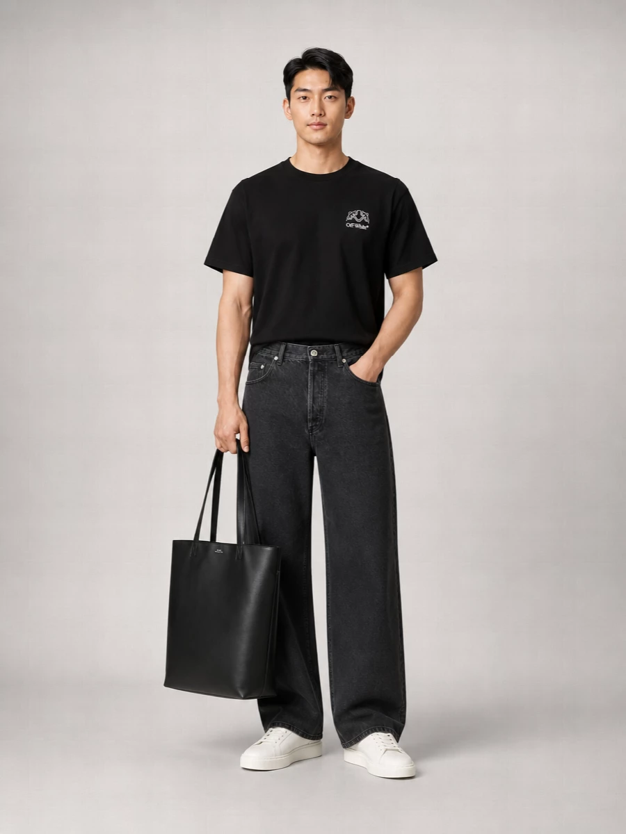Balmain Leather Low-Top Sneakers