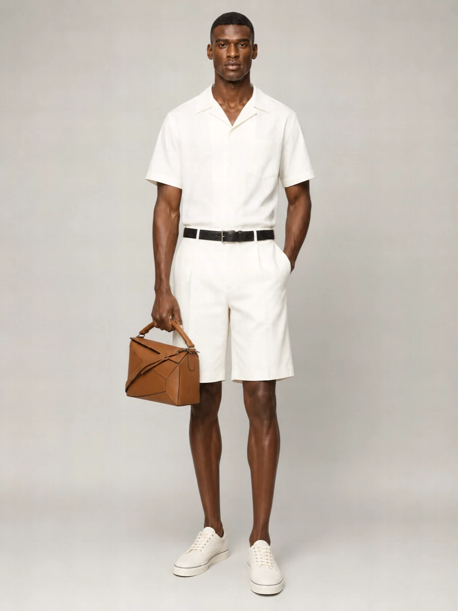 Casablanca Cotton Monogram Short Sleeve Shirt