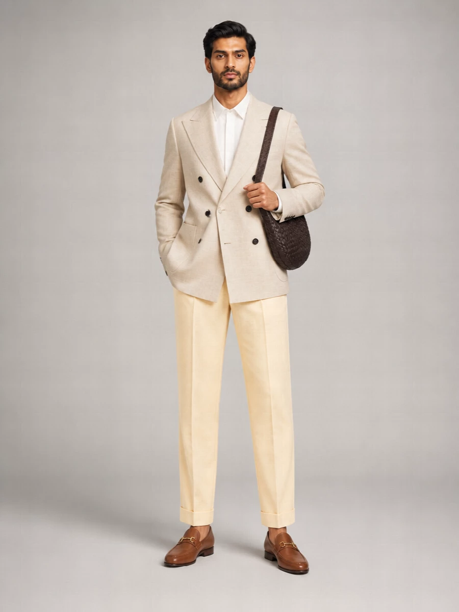Valentino Garavani Linen Blend Blazer