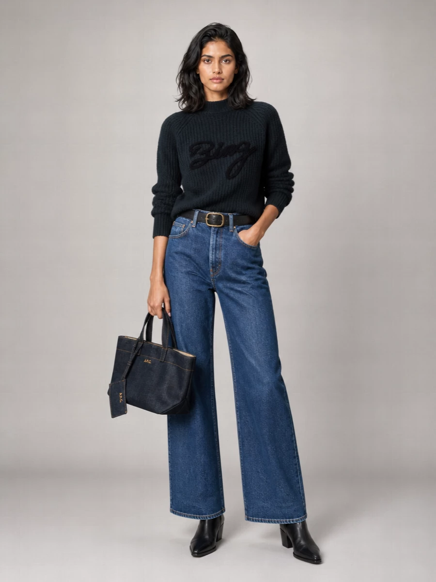 Anine Bing Straight-Leg Jeans