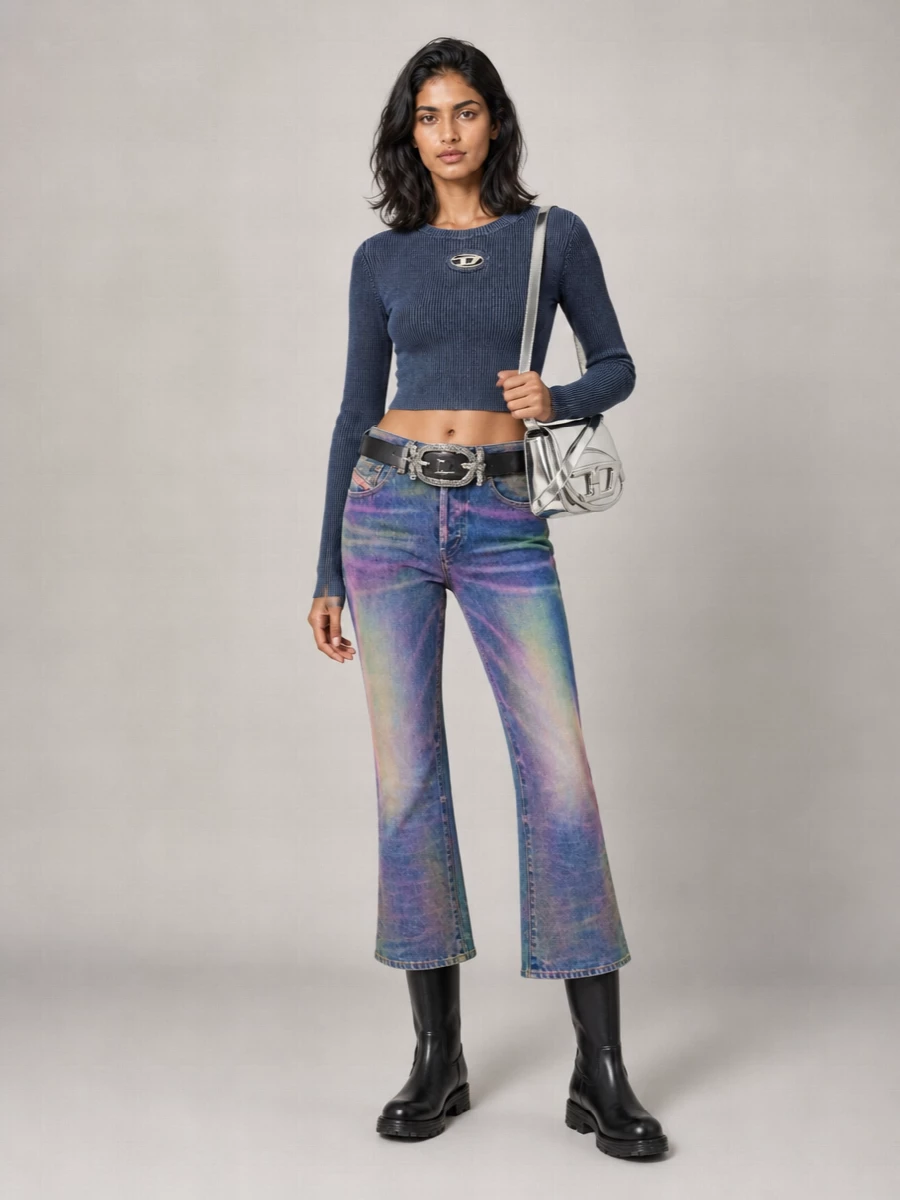 Diesel straight-leg denim jeans
