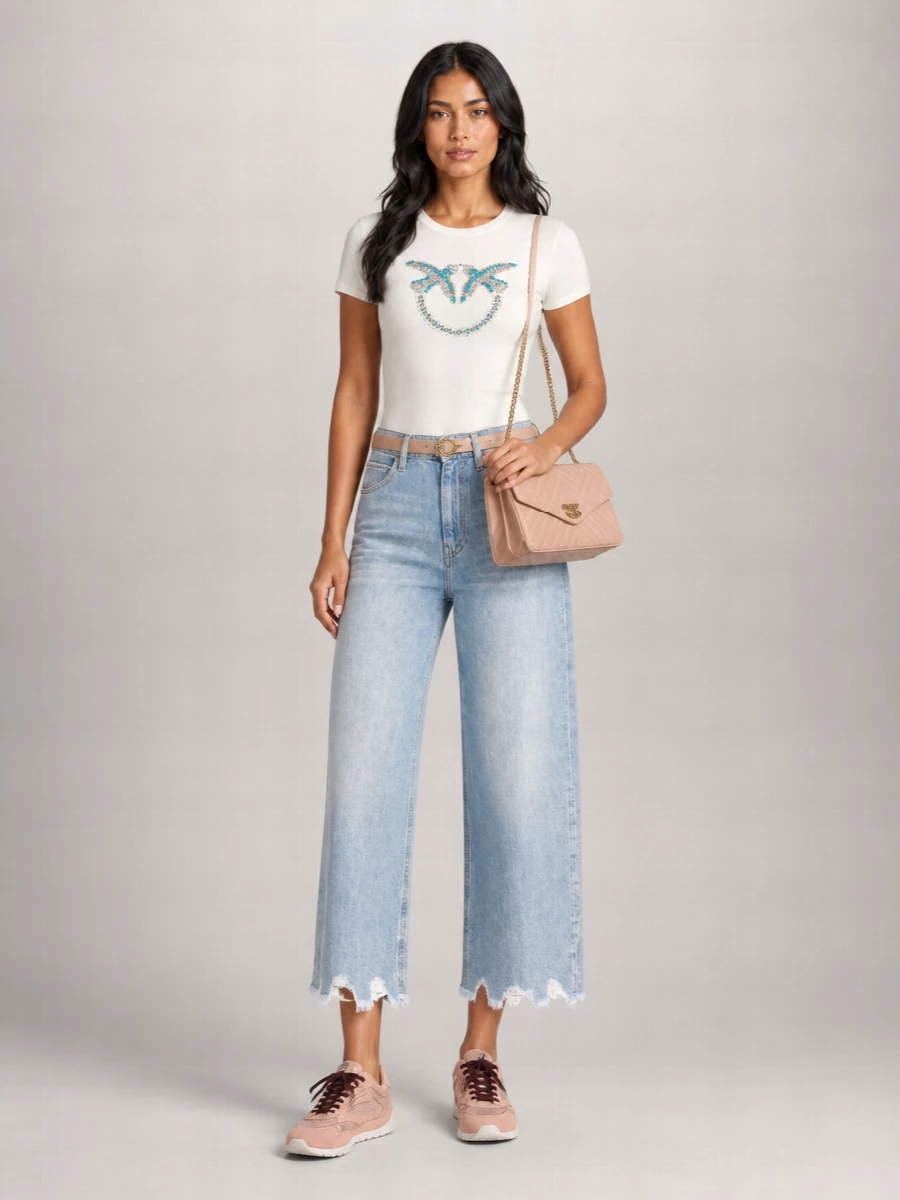Pinko Cotton Short-Sleeve T-Shirt