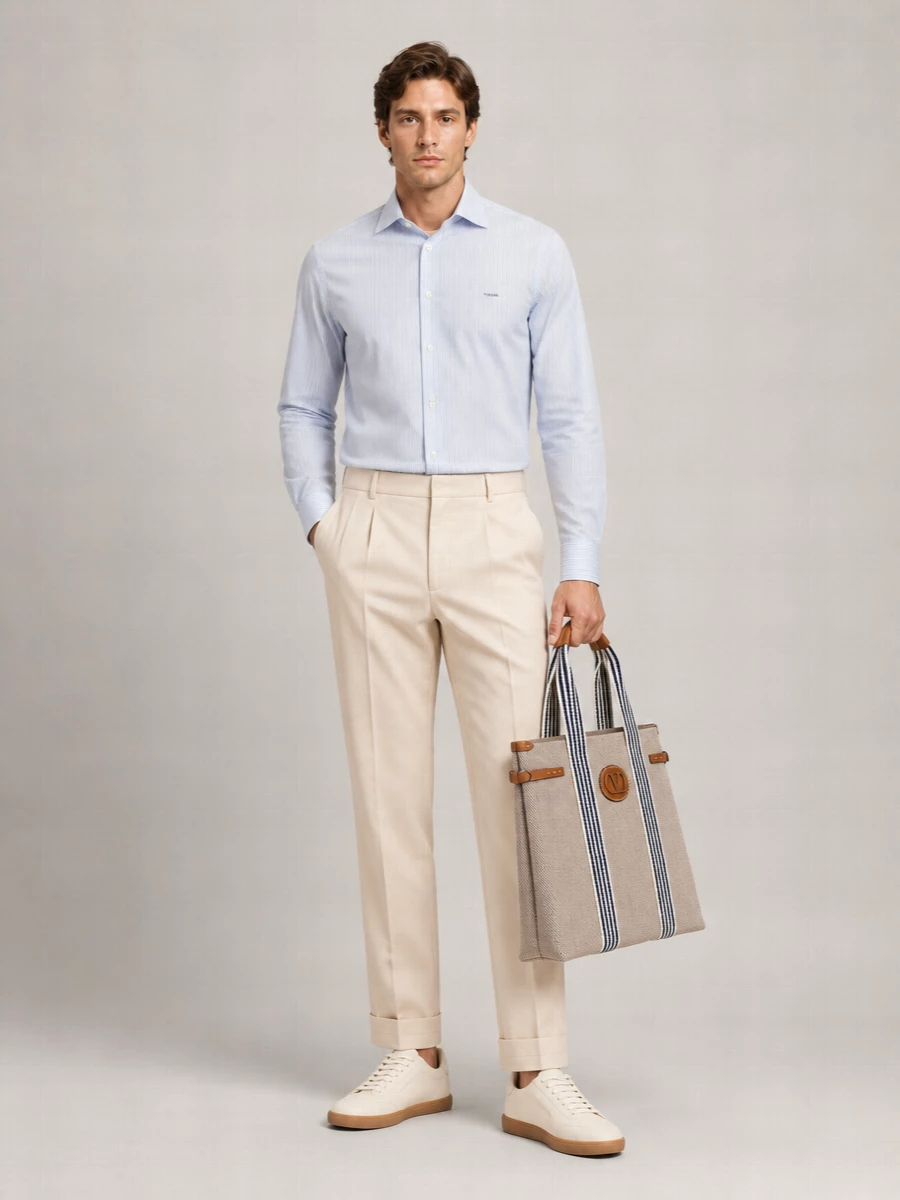 Zegna Leather Low-Top Sneakers