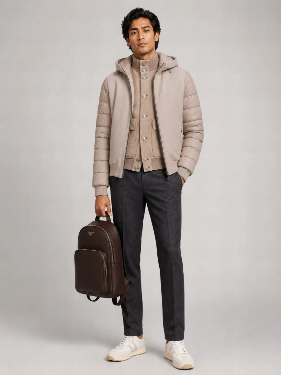 Moorer cashmere hooded jacket