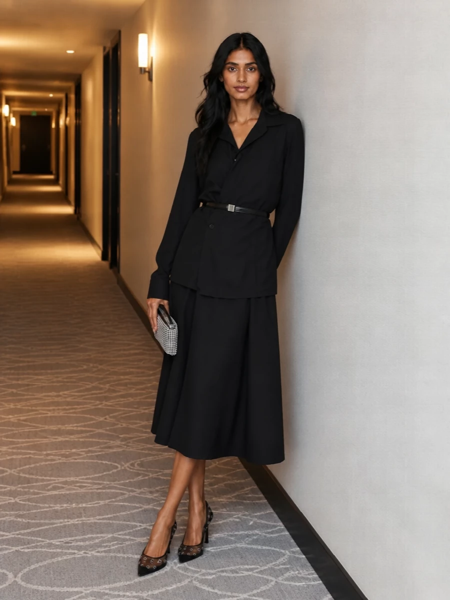 Alexander wang black midi dress mesh heels
