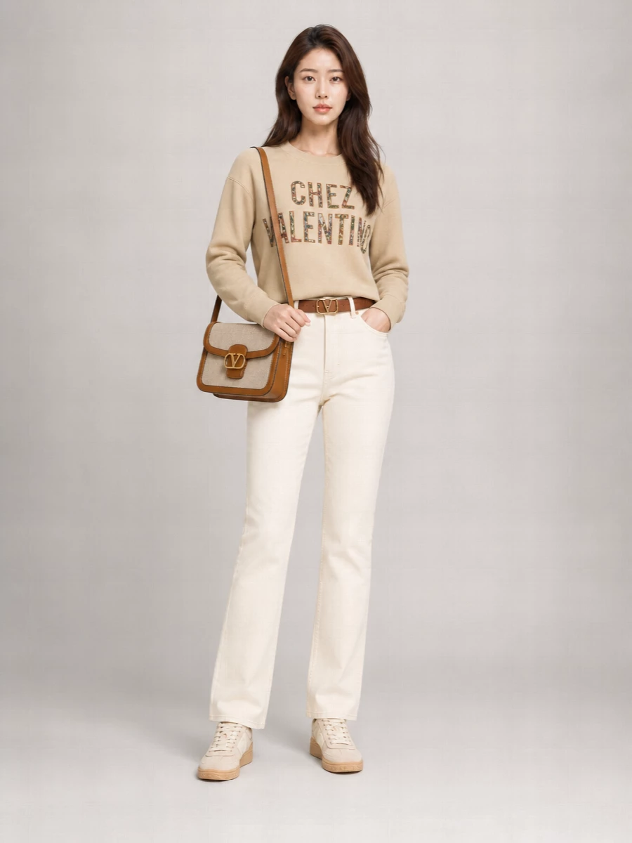 Valentino Cotton Crewneck Sweatshirt