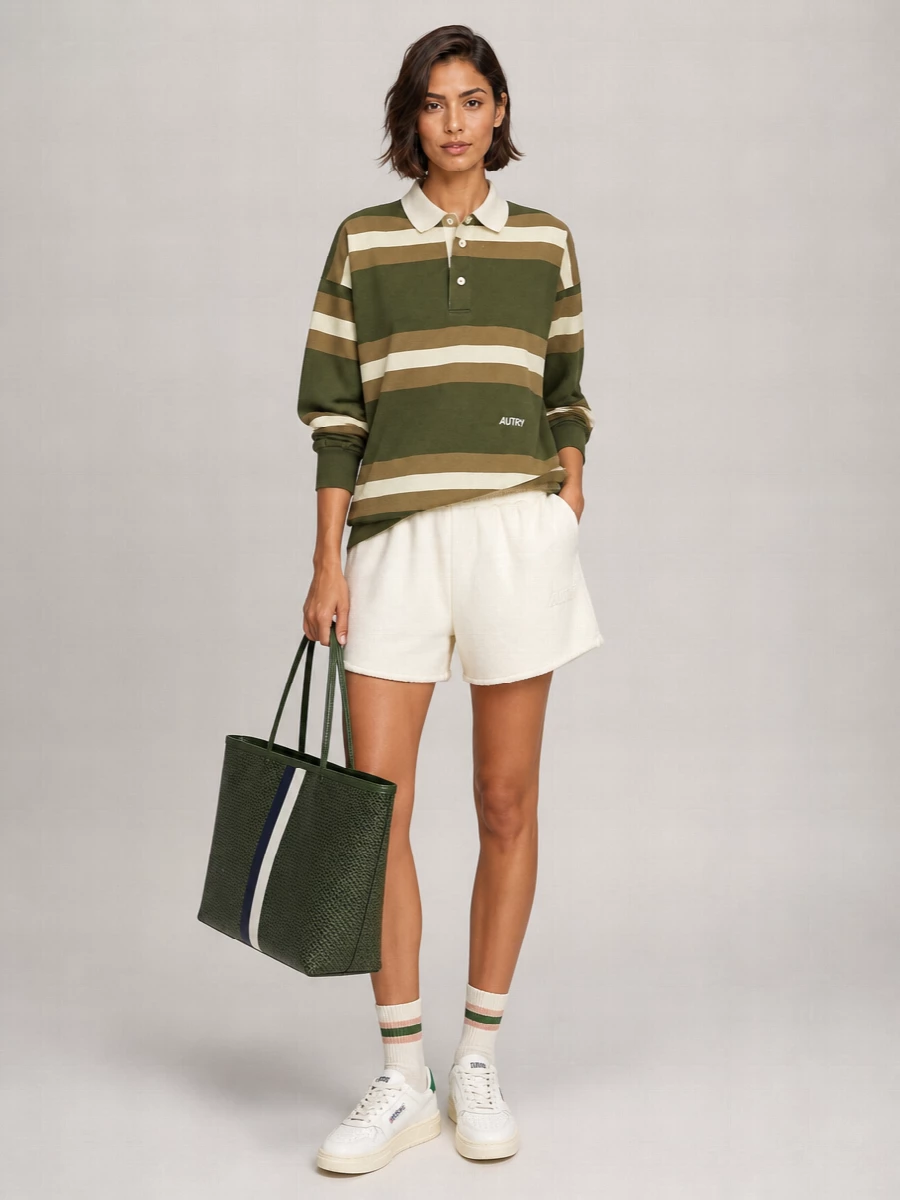 Tory Burch The Racer Canvas Tote Bag