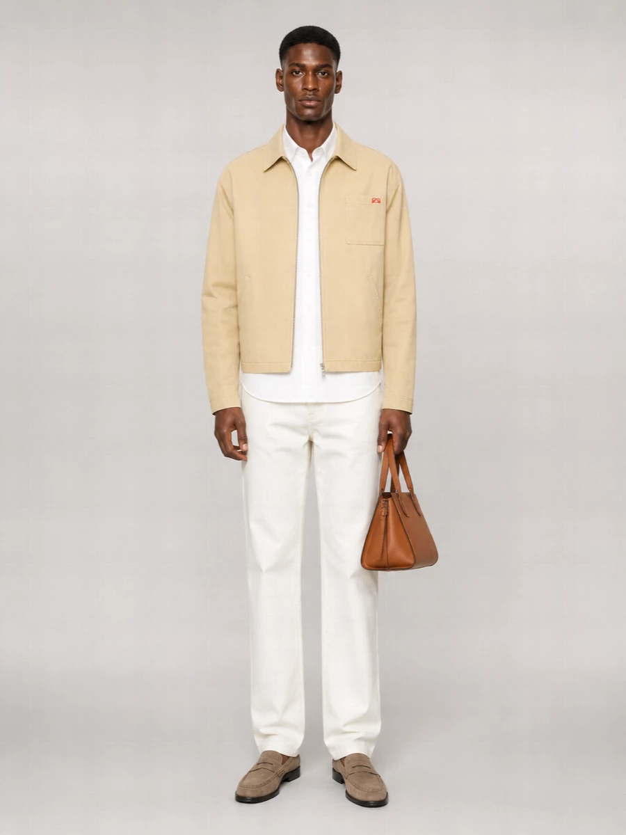 Loewe cotton single breasted coat